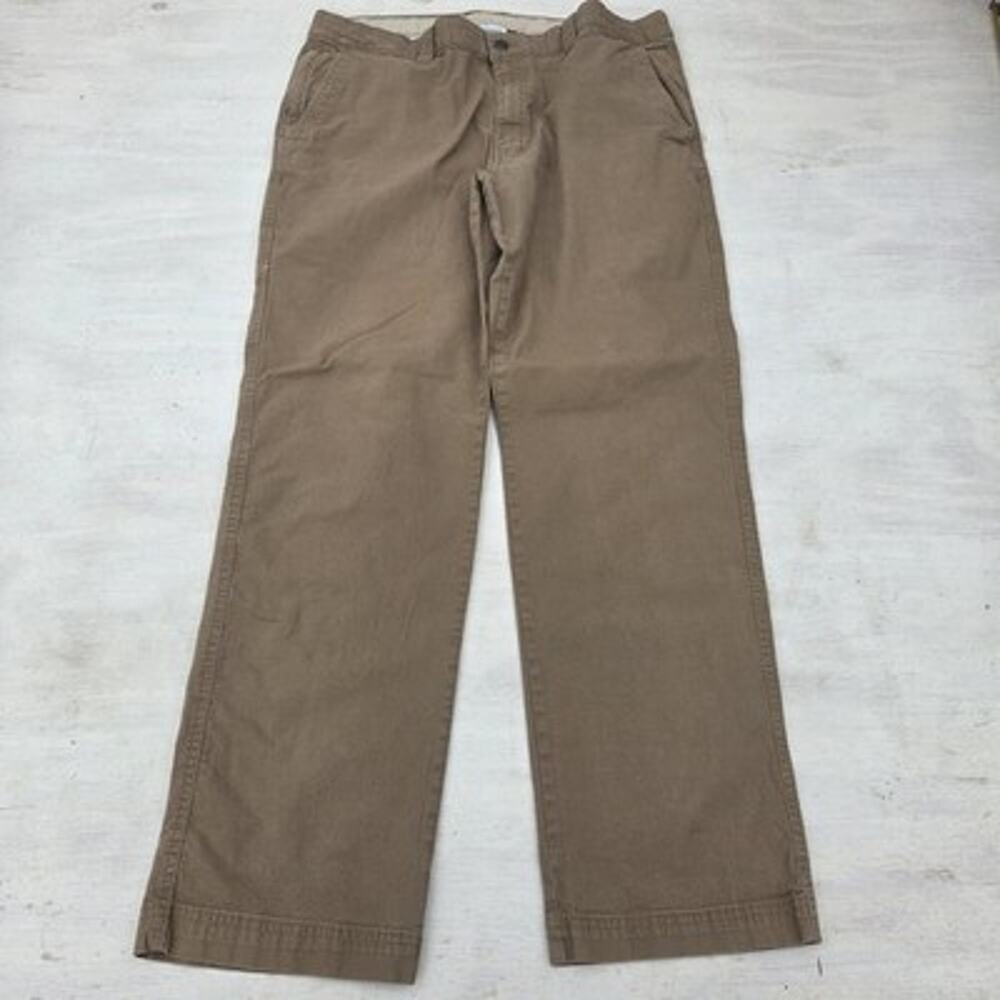 Columbia Mens 38x32 Beige Utility Pants Regular Fit Cotton Stretch